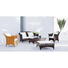 DE- (14) conjunto de sofás de rattan exterior sintético design e preços